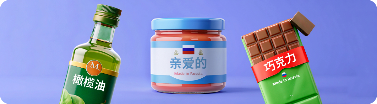 баннер с продуктами, которые сделаны в России
